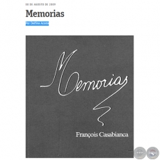 MEMORIAS - Por DELFINA ACOSTA - Domingo, 08 de Agosto de 2009